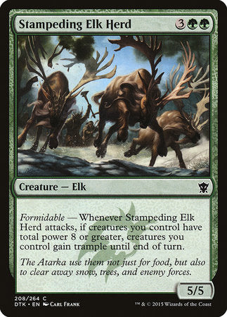 Stampeding Elk Herd [Dragons of Tarkir] | Good Games North