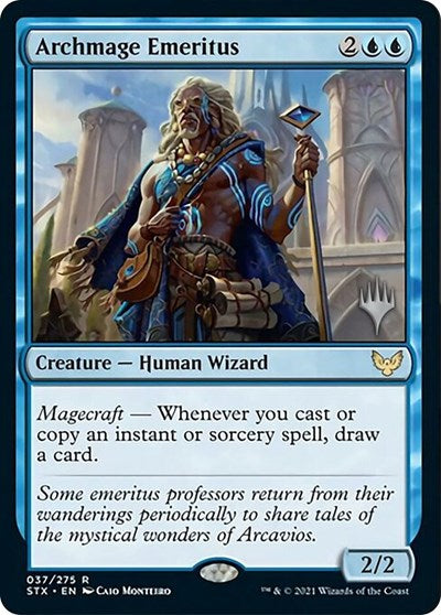 Archmage Emeritus (Promo Pack) [Strixhaven: School of Mages Promos] | Good Games North