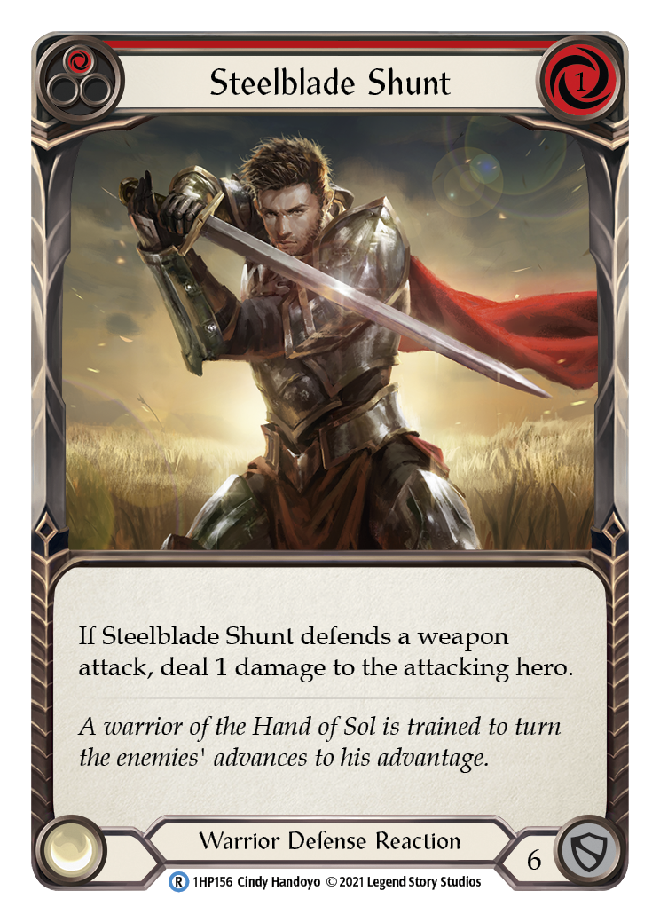 Steelblade Shunt (Red) [1HP156] | Good Games North
