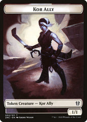 Bird // Kor Ally Double-sided Token [Zendikar Rising Commander Tokens] | Good Games North