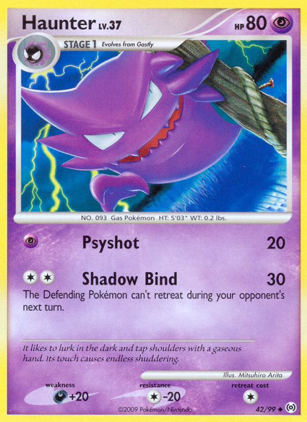 Haunter (42/99) [Platinum: Arceus] | Good Games North