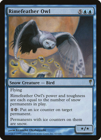 Rimefeather Owl [Coldsnap] | Good Games North