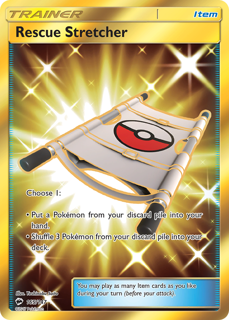 Rescue Stretcher (165/147) [Sun & Moon: Burning Shadows] | Good Games North