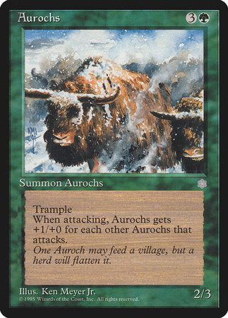 Aurochs [Ice Age] | Good Games North