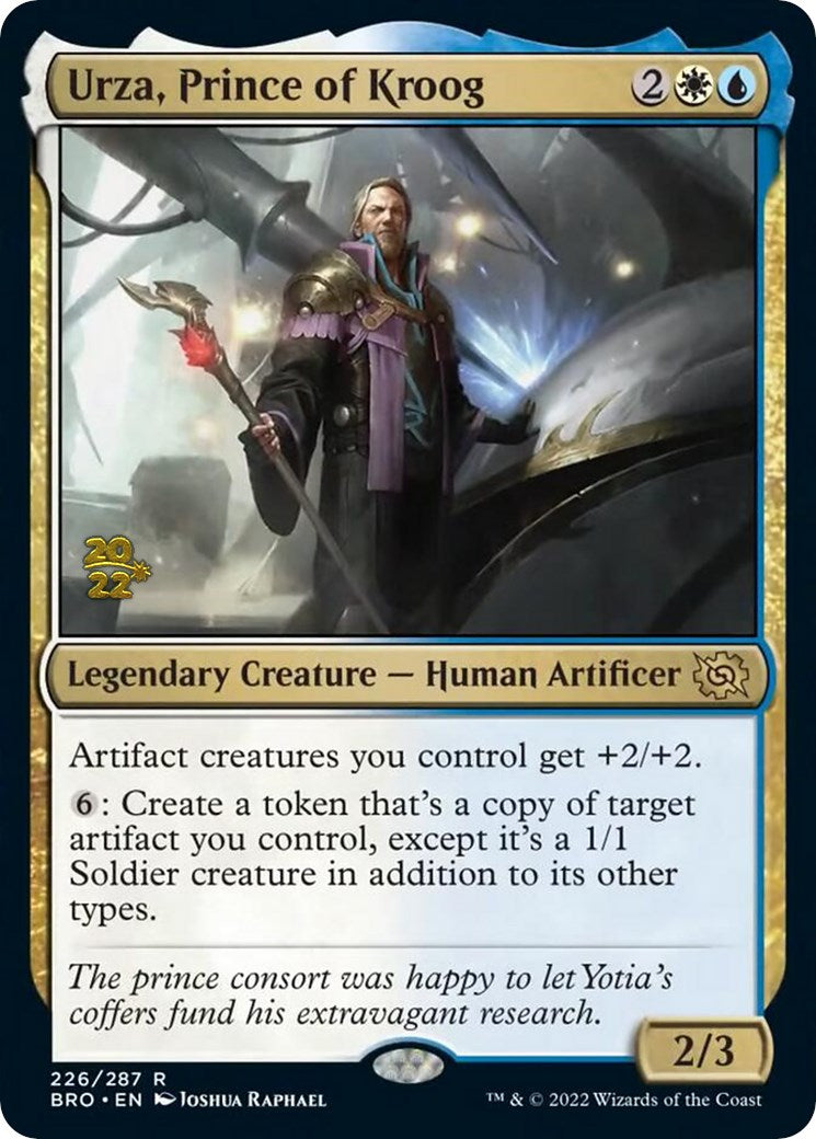 Urza, Prince of Kroog [The Brothers' War: Prerelease Promos] | Good Games North