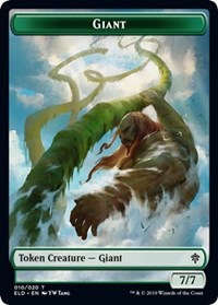 Giant // Food (17) Double-sided Token [Throne of Eldraine Tokens] | Good Games North
