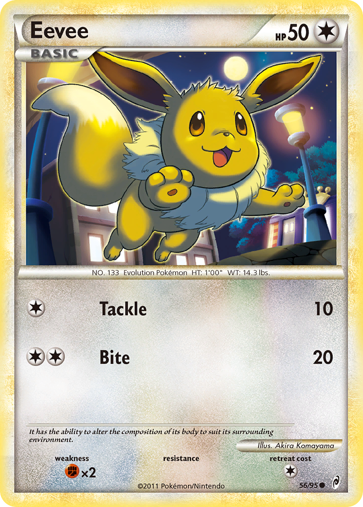 Eevee (56/95) [HeartGold & SoulSilver: Call of Legends] | Good Games North