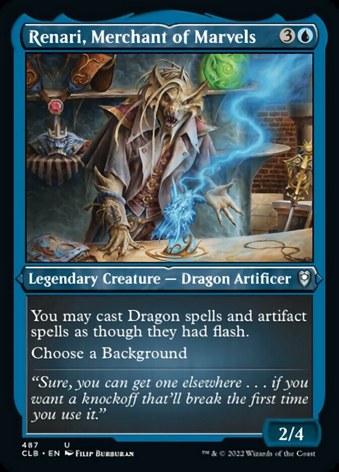 Renari, Merchant of Marvels (Foil Etched) [Commander Legends: Battle for Baldur's Gate] | Good Games North