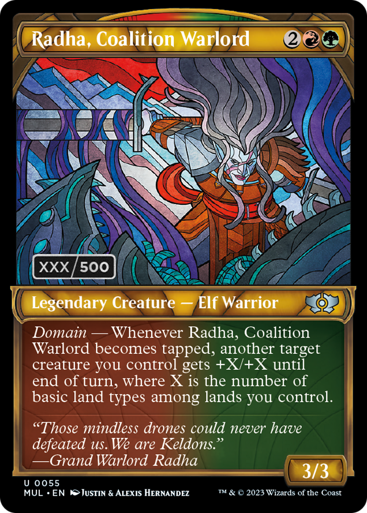 Radha, Coalition Warlord (Serialized) [Multiverse Legends] | Good Games North