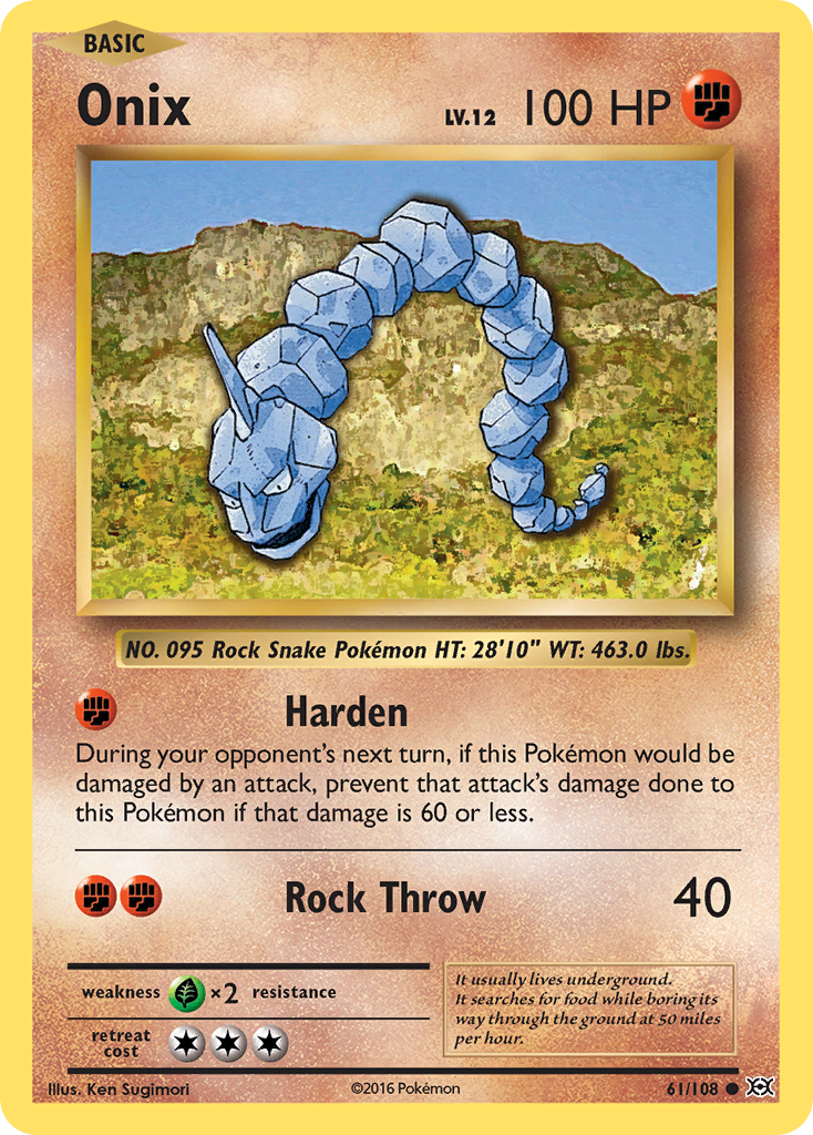 Onix (61/108) [XY: Evolutions] | Good Games North
