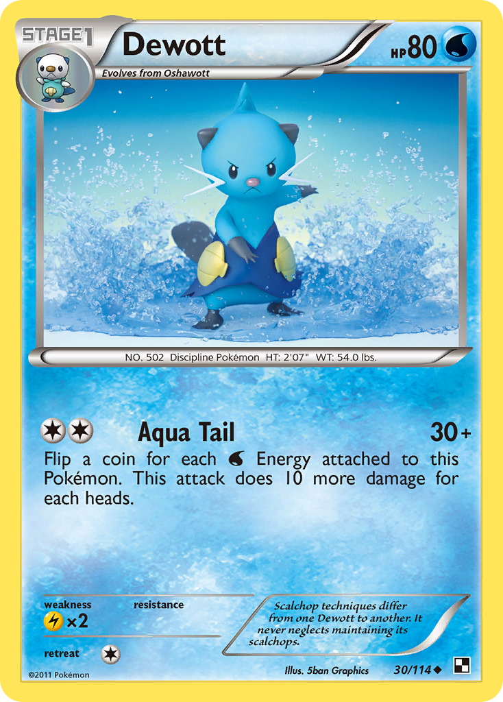 Dewott (30/114) [Black & White: Base Set] | Good Games North