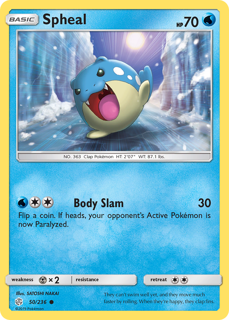 Spheal (50/236) [Sun & Moon: Cosmic Eclipse] | Good Games North