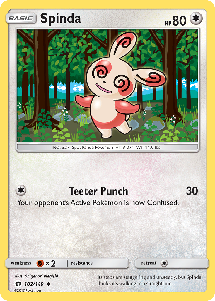 Spinda (102/149) [Sun & Moon: Base Set] | Good Games North