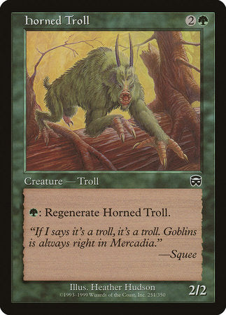 Horned Troll [Mercadian Masques] | Good Games North