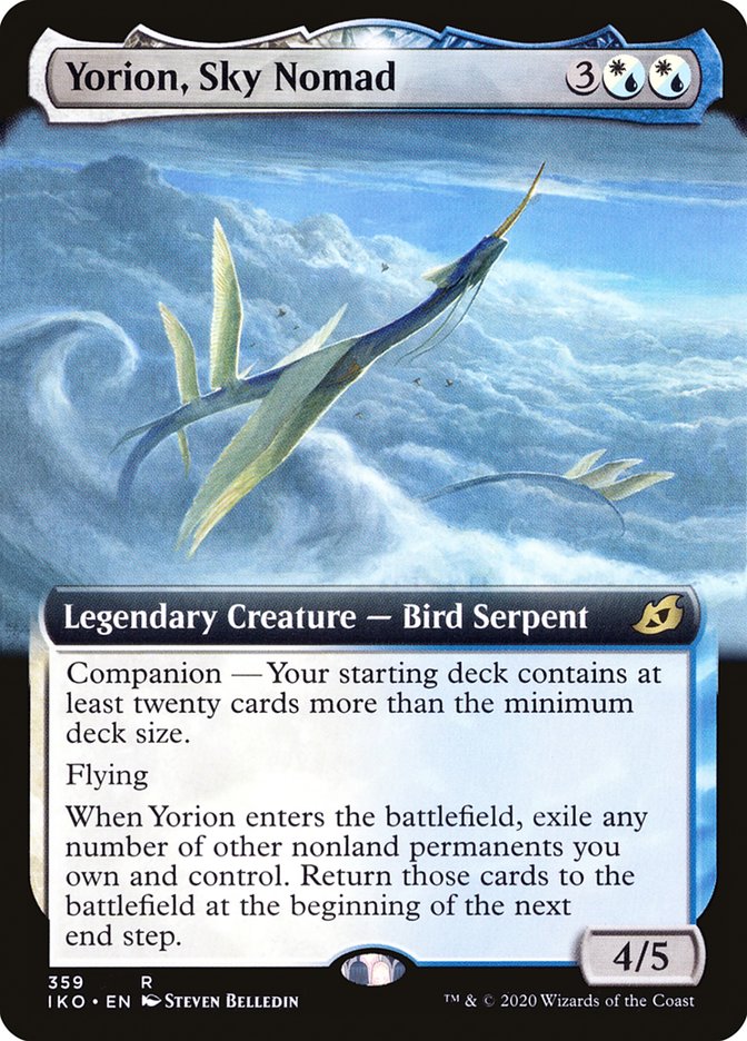 Yorion, Sky Nomad (Extended Art) [Ikoria: Lair of Behemoths] | Good Games North