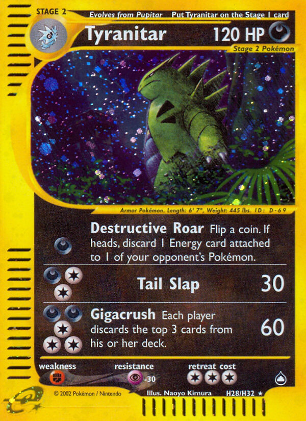 Tyranitar (H28/H32) [Aquapolis] | Good Games North