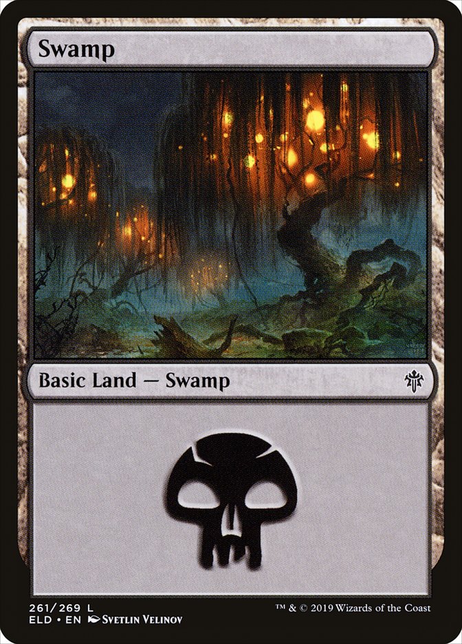 Swamp (261) [Throne of Eldraine] | Good Games North