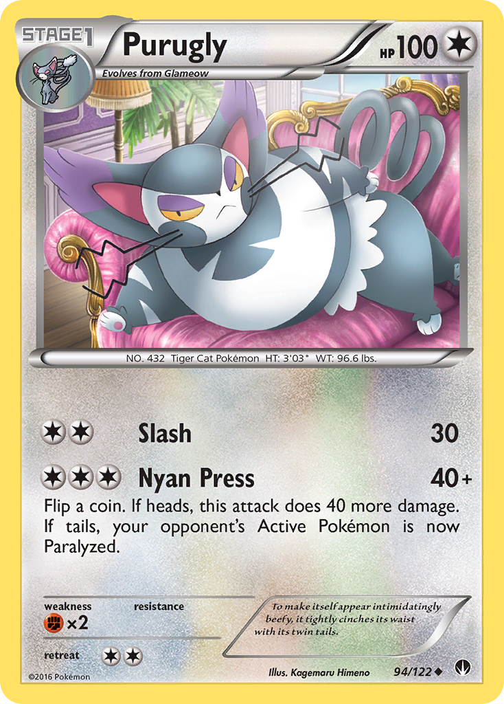 Purugly (94/122) [XY: BREAKpoint] | Good Games North