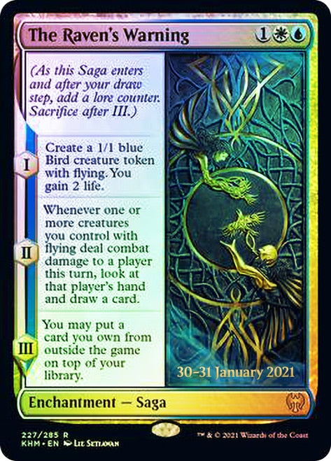 The Raven's Warning [Kaldheim Prerelease Promos] | Good Games North