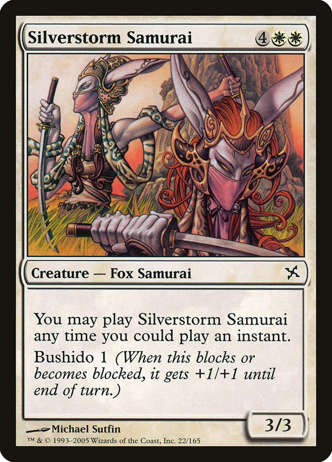 Silverstorm Samurai [Betrayers of Kamigawa] | Good Games North