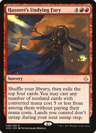 Hazoret's Undying Fury [Hour of Devastation] | Good Games North