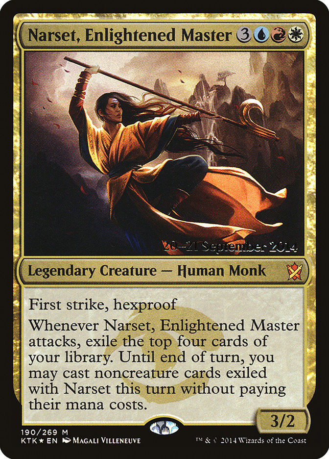 Narset, Enlightened Master  [Khans of Tarkir Prerelease Promos] | Good Games North
