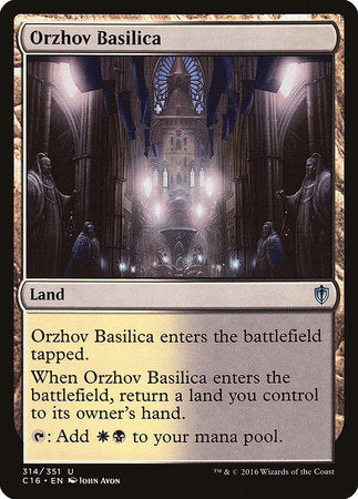 Orzhov Basilica [Commander 2016] | Good Games North