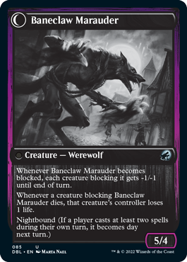 Baneblade Scoundrel // Baneclaw Marauder [Innistrad: Double Feature] | Good Games North