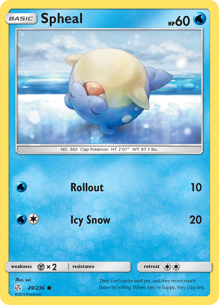 Spheal (49/236) [Sun & Moon: Cosmic Eclipse] | Good Games North