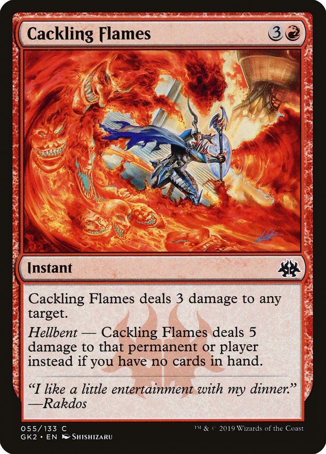 Cackling Flames [Ravnica Allegiance Guild Kit] | Good Games North