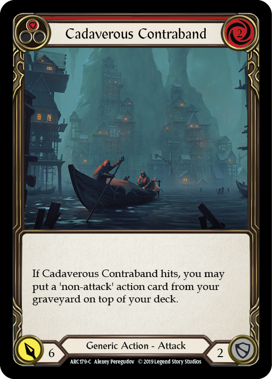 Cadaverous Contraband (Red) [ARC179-C] 1st Edition Normal | Good Games North