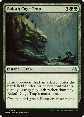 Baloth Cage Trap [Modern Masters 2017] | Good Games North
