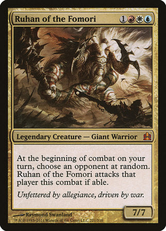 Ruhan of the Fomori [Commander 2011] | Good Games North