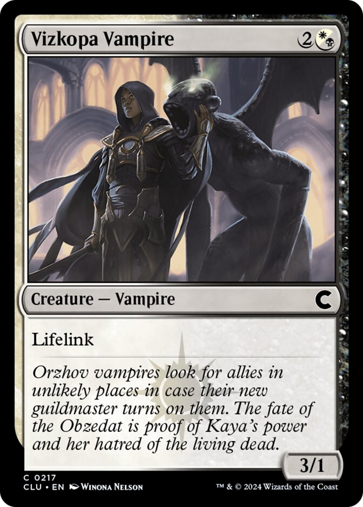 Vizkopa Vampire [Ravnica: Clue Edition] | Good Games North