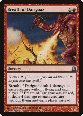 Breath of Darigaaz [Commander 2011] | Good Games North