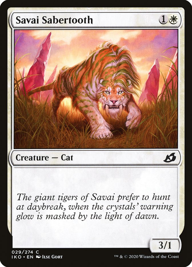 Savai Sabertooth [Ikoria: Lair of Behemoths] | Good Games North