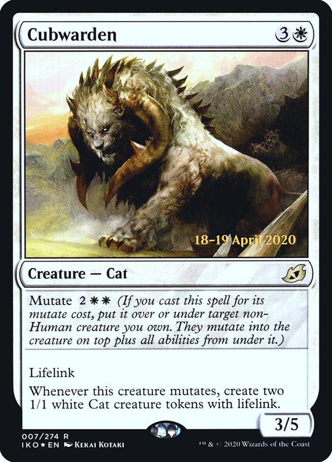 Cubwarden  [Ikoria: Lair of Behemoths Prerelease Promos] | Good Games North