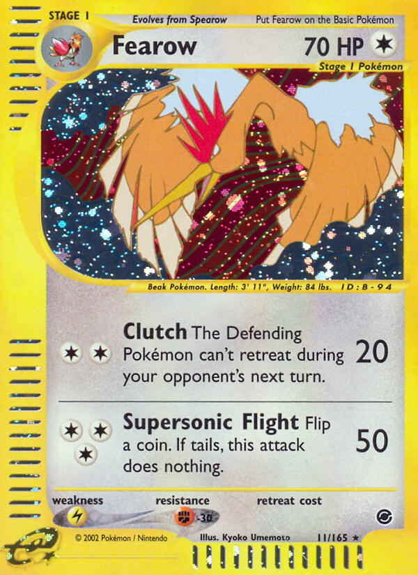 Fearow (11/165) [Expedition: Base Set] | Good Games North