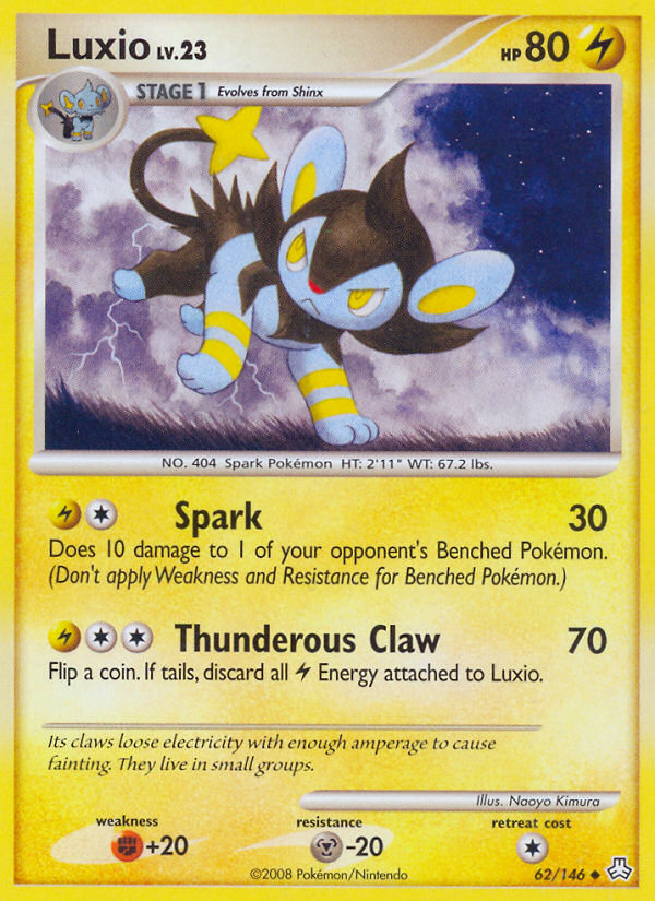 Luxio (62/146) [Diamond & Pearl: Legends Awakened] | Good Games North