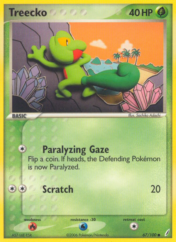 Treecko (67/100) [EX: Crystal Guardians] | Good Games North
