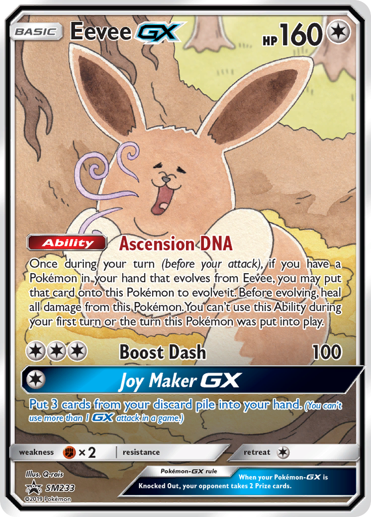 Eevee GX (SM233) [Sun & Moon: Black Star Promos] | Good Games North