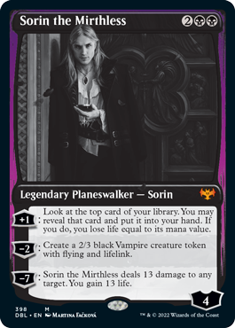 Sorin the Mirthless [Innistrad: Double Feature] | Good Games North