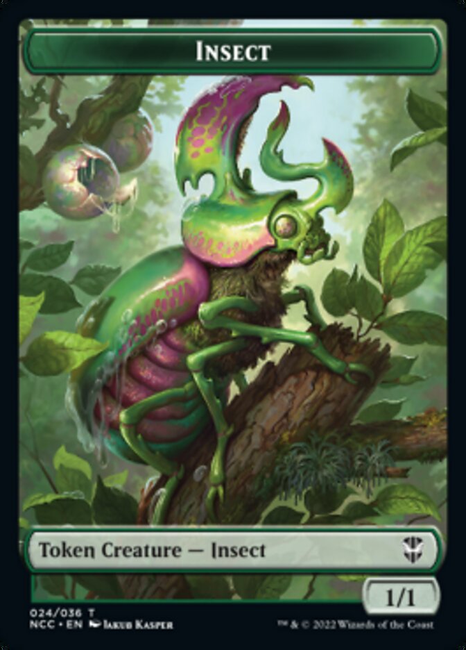 Ogre // Insect Double-sided Token [Streets of New Capenna Commander Tokens] | Good Games North
