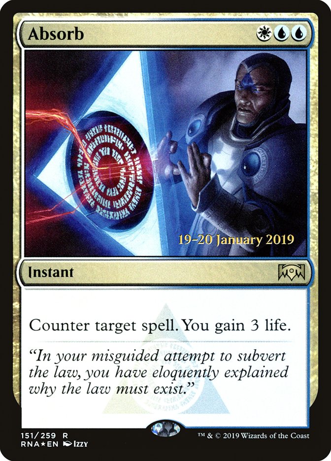 Absorb [Ravnica Allegiance Prerelease Promos] | Good Games North