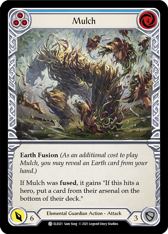 Mulch (Blue) [ELE021] (Tales of Aria)  1st Edition Rainbow Foil | Good Games North