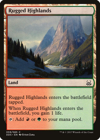 Rugged Highlands [Duel Decks: Mind vs. Might] | Good Games North