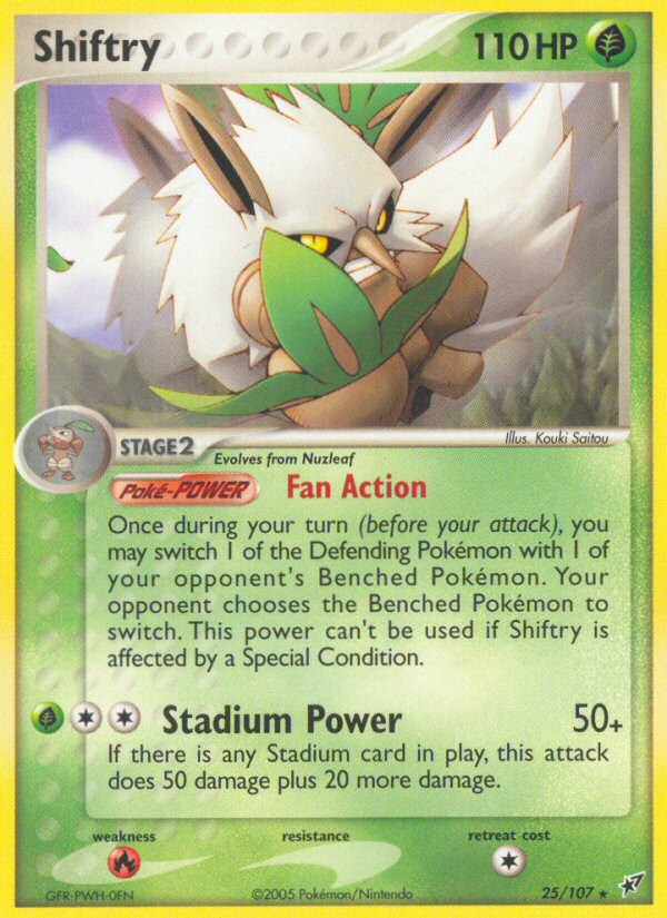 Shiftry (25/107) [EX: Deoxys] | Good Games North