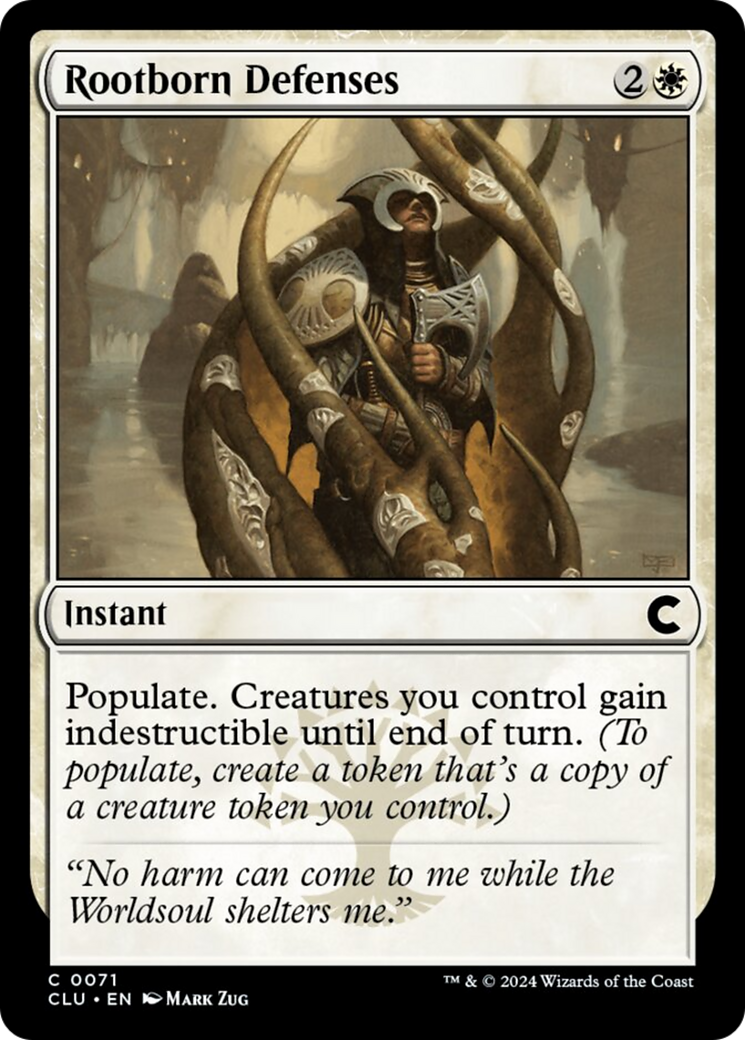 Rootborn Defenses [Ravnica: Clue Edition] | Good Games North