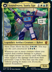 Soundwave, Sonic Spy // Soundwave, Superior Captain [Universes Beyond: Transformers] | Good Games North