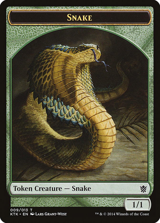 Snake [Khans of Tarkir Tokens] | Good Games North